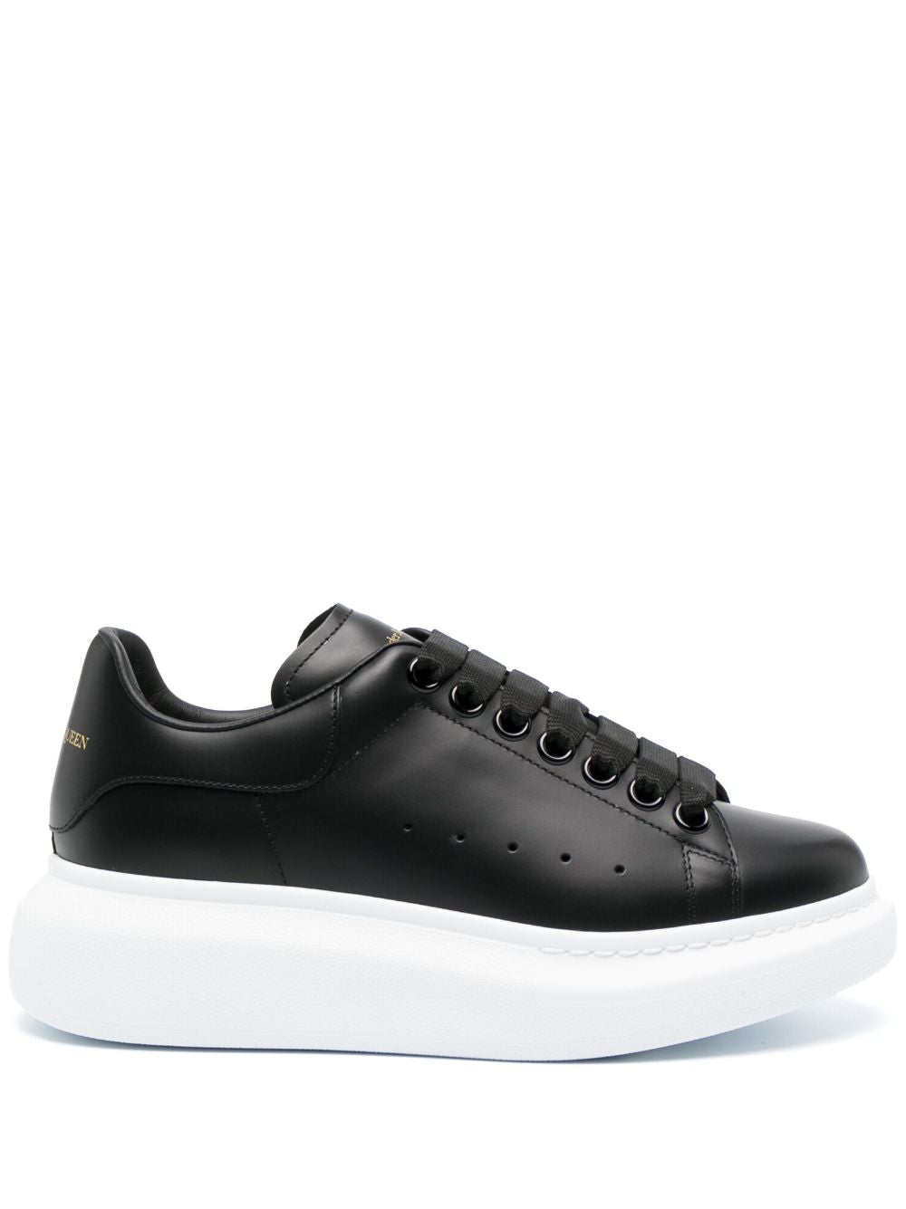 Alexander McQueen Black Leather Sneakers