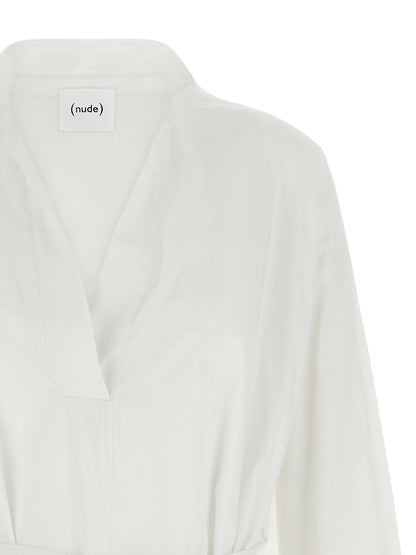 Nude Chemisier Dress