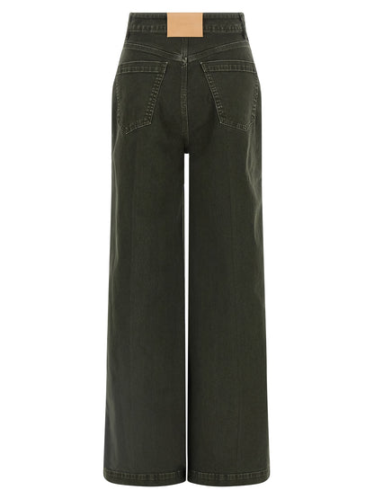 Nude Wide Leg Jeans