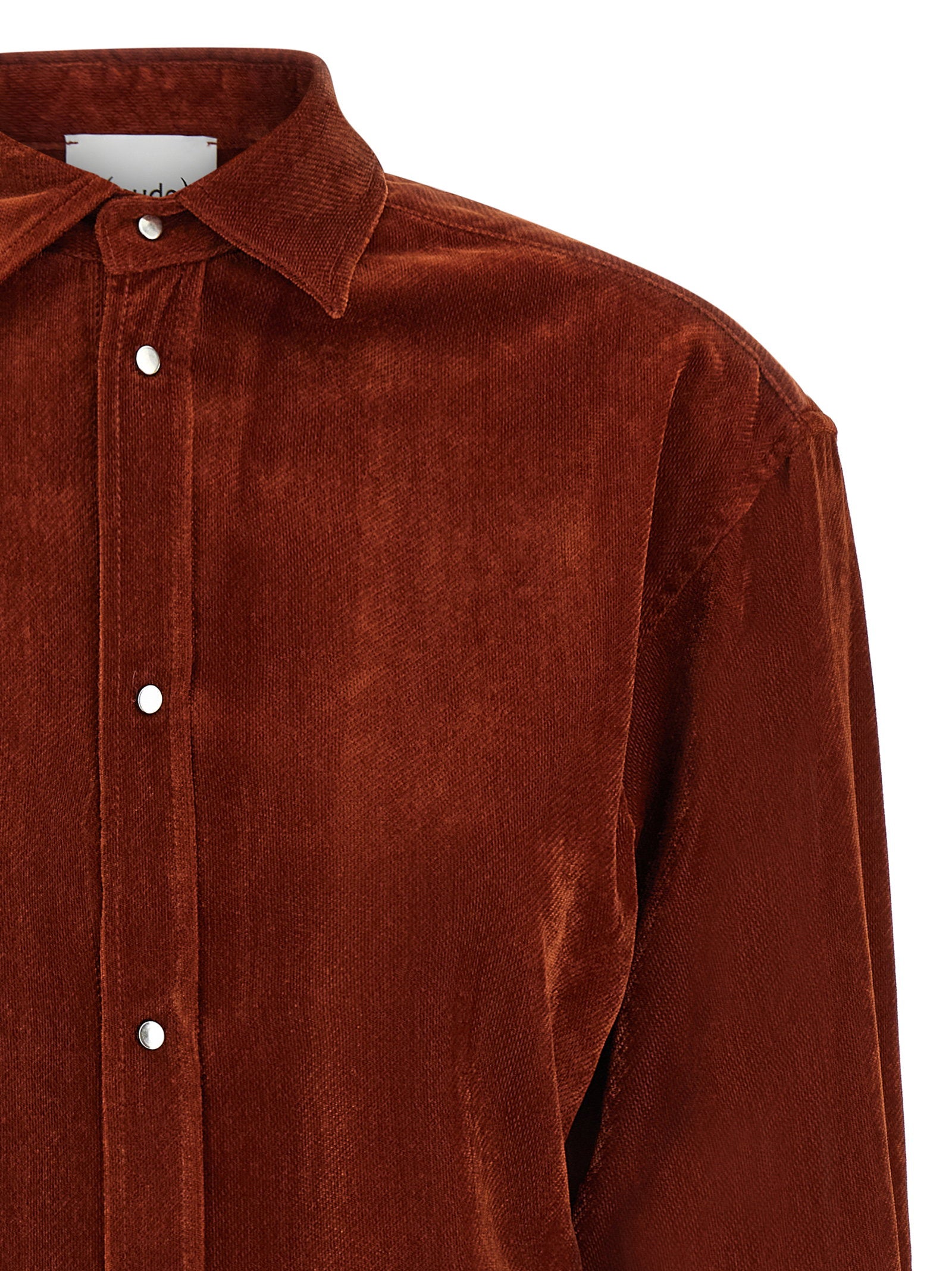 Nude Velvet Shirt