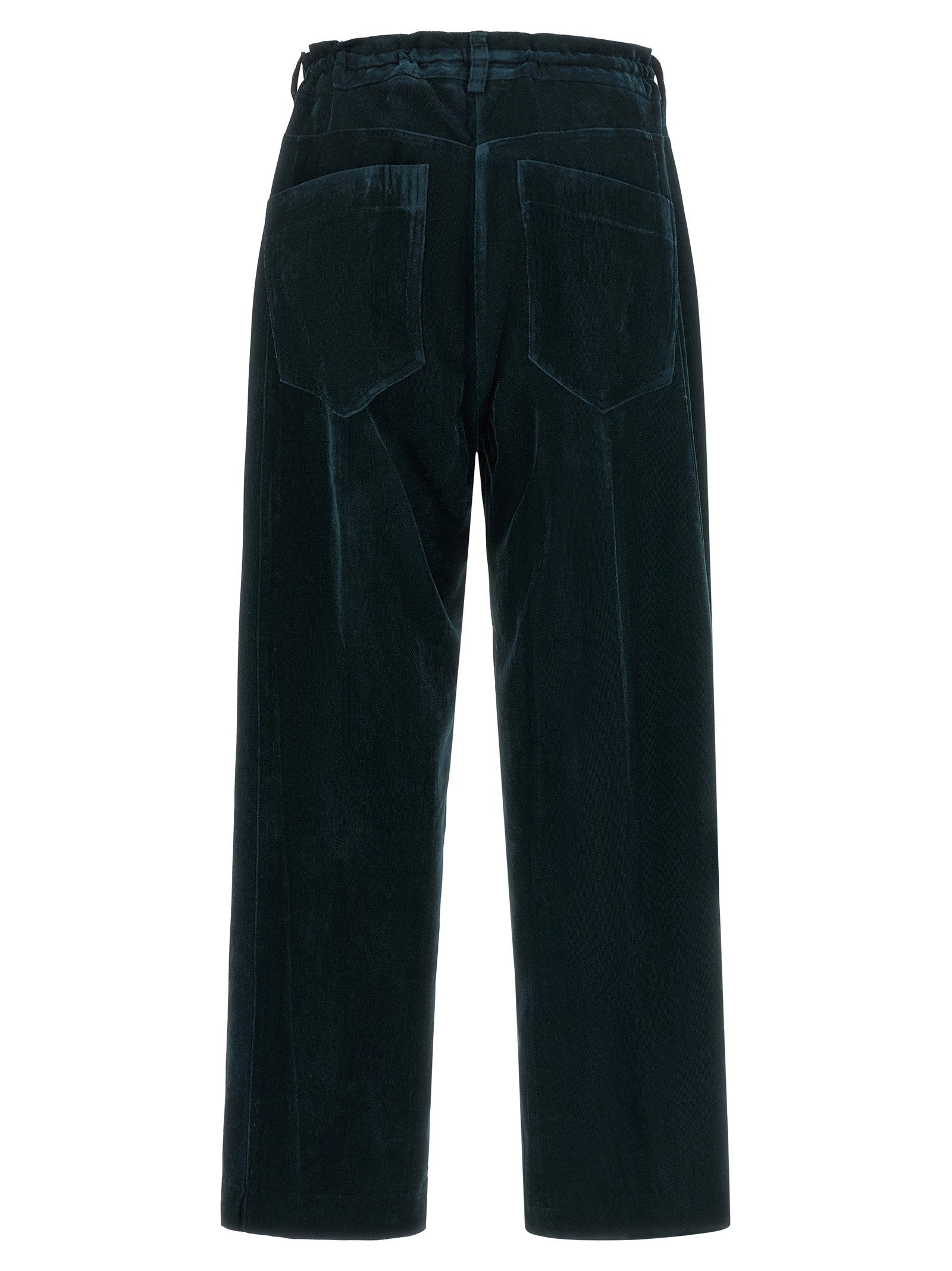 Nude Velvet Pants