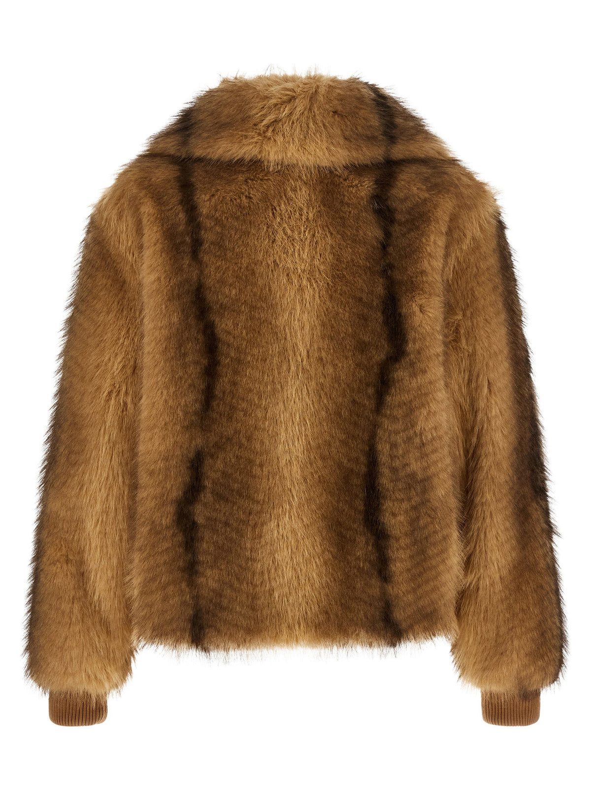 Nude Eco-fur Long Hair