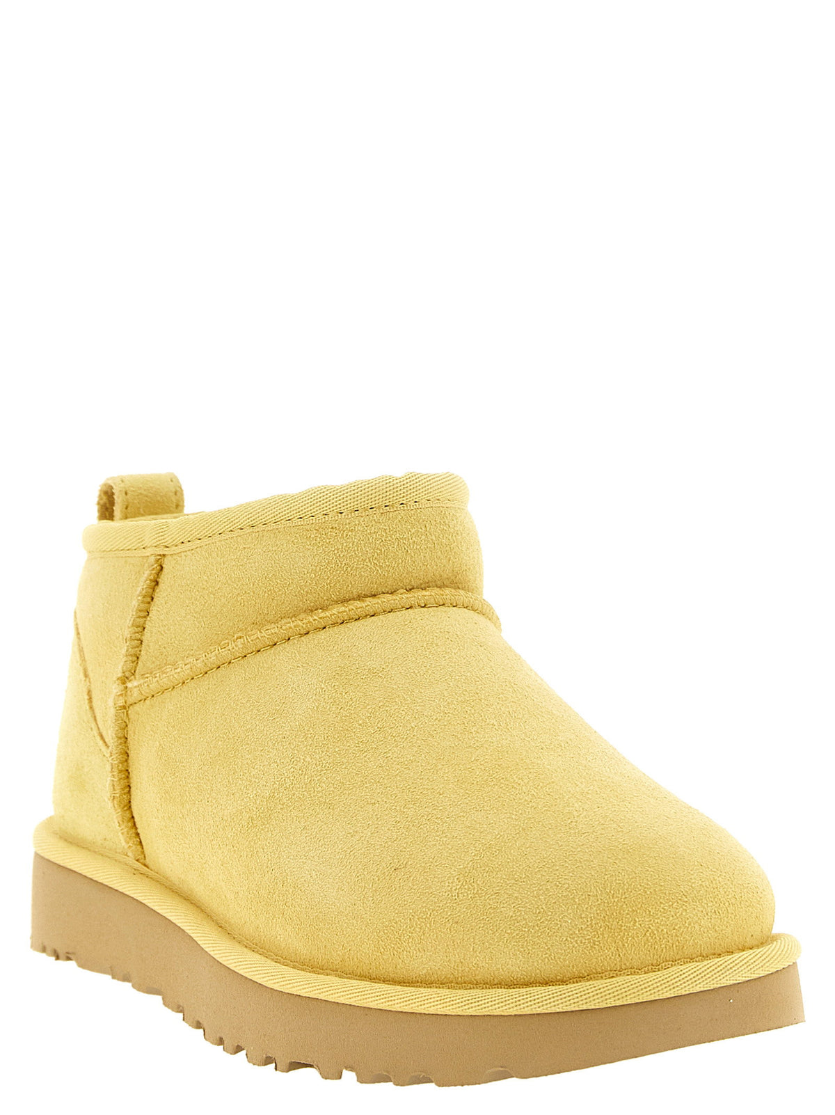 UGG Classic Ultra Mini Yellow Ankle Boots