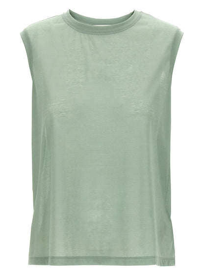 Victoria Beckham Logo Embroidery Top