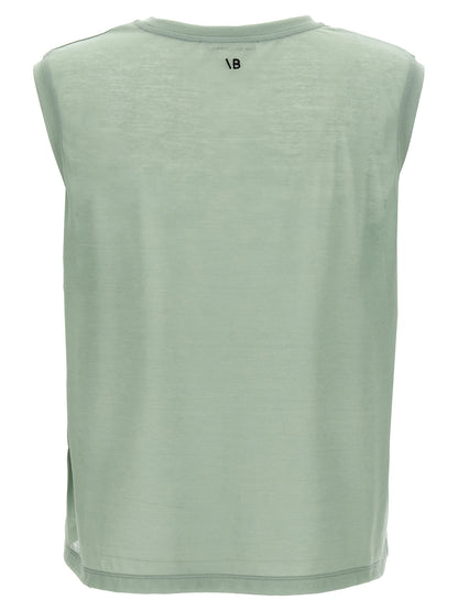 Victoria Beckham Logo Embroidery Top