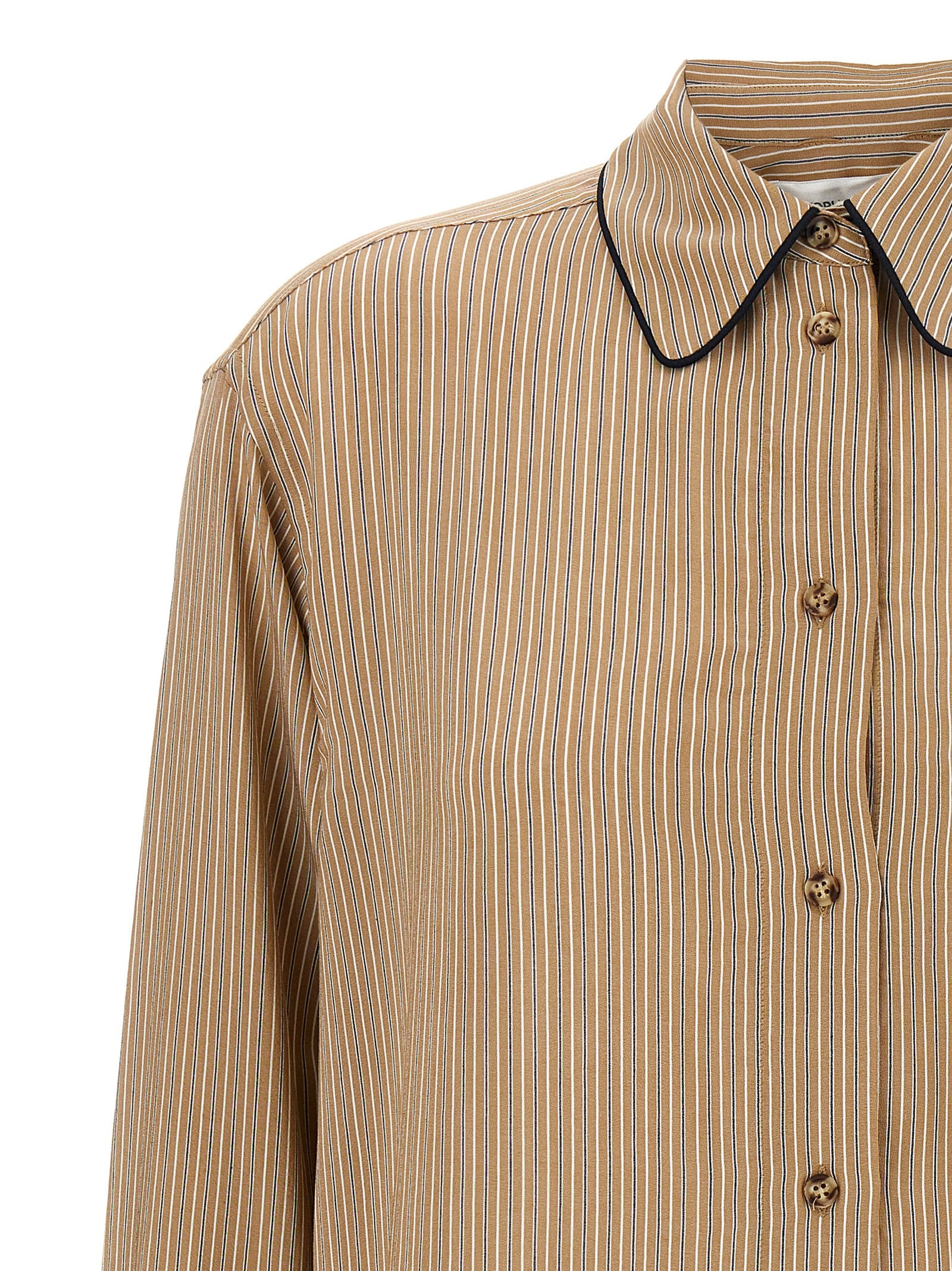 Victoria Beckham Piping Detail Pyjama Shirt