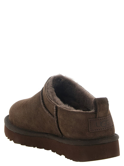 UGG Classic Micro Dark Brown Ankle Boots