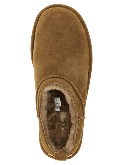UGG Classic Micro Brown Ankle Boots