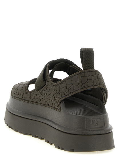 UGG Goldenglow Embossed Sandals