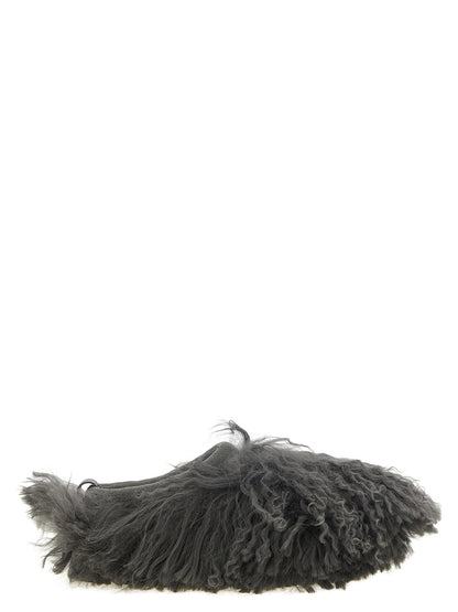 UGG Grey Tazz Fluff Momma Sabots