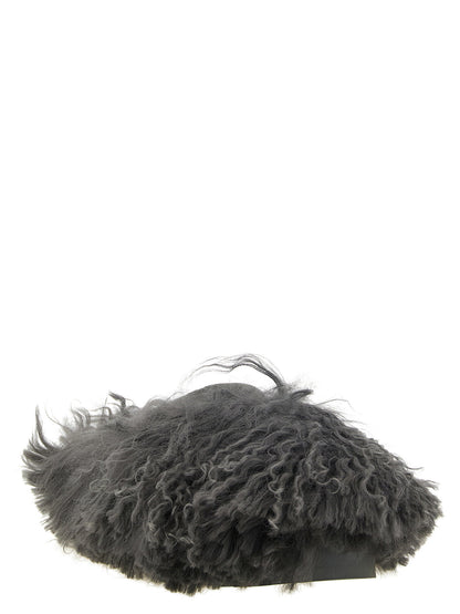 UGG Grey Tazz Fluff Momma Sabots