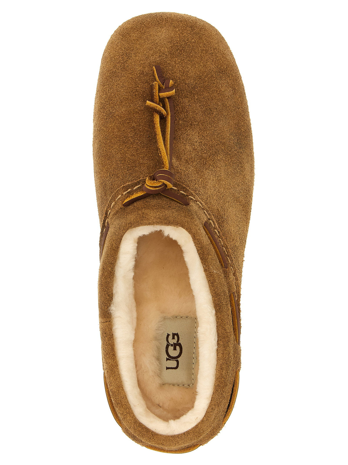 UGG Brown Bucked Sabots