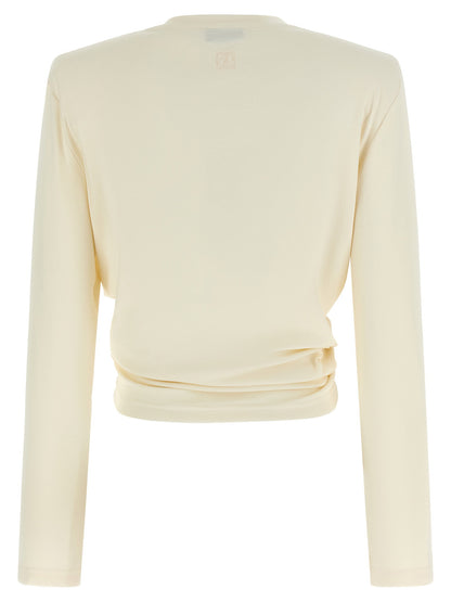 Magda Butrym Blouse 14 Cream Sweater