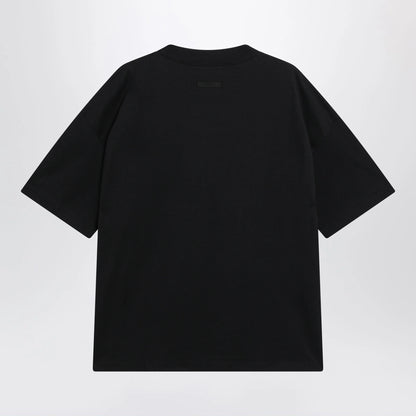 Fear of God Essentials Classic vintage black cotton T-shirt
