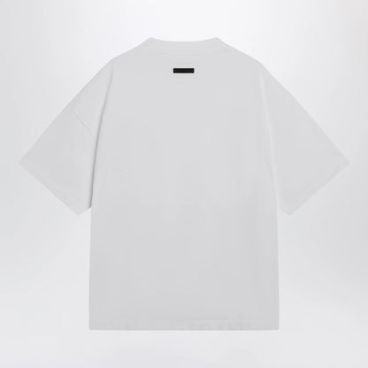 Fear of God Essentials Classic bright white cotton T-shirt