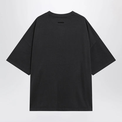 Fear of God Essentials Campus 90s T-shirt in heavy cotton, faded black
