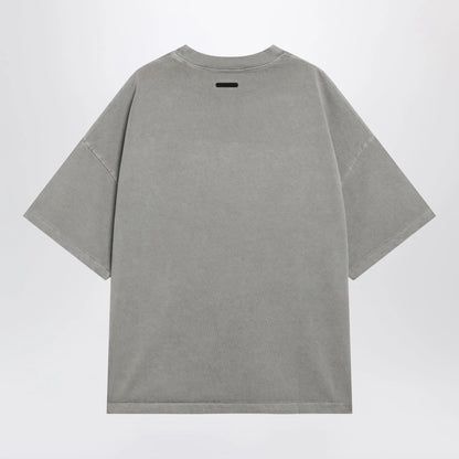 Fear of God Essentials Training 90s faded grey cotton jersey T-shirt