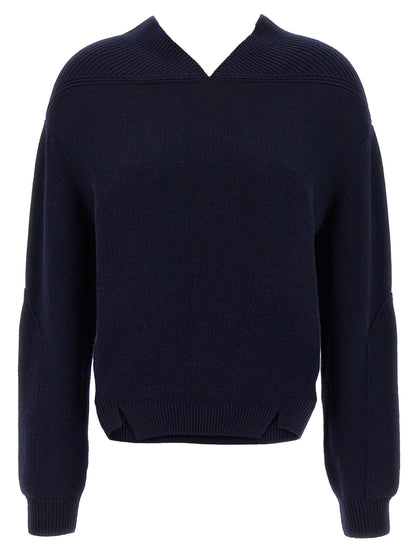 Victoria Beckham V-neck Yoke Detail Sweater