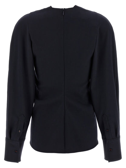Victoria Beckham Twist Detail Blouse