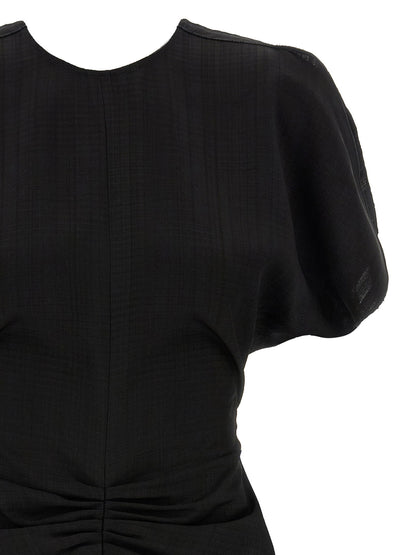 Victoria Beckham Gathered Waist Mini Dress