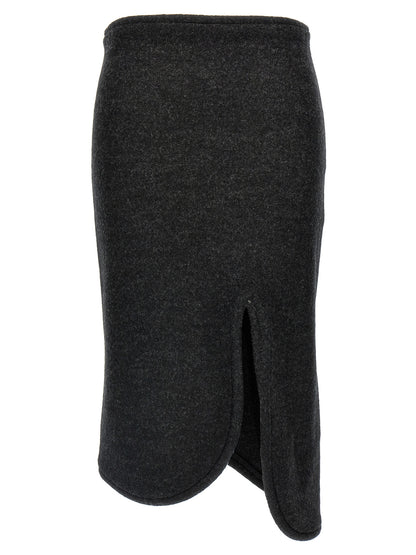 Victoria Beckham Padded Tube Detail Skirt