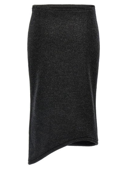Victoria Beckham Padded Tube Detail Skirt
