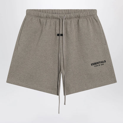 Fear of God Essentials Classic taupe fleece sports shorts