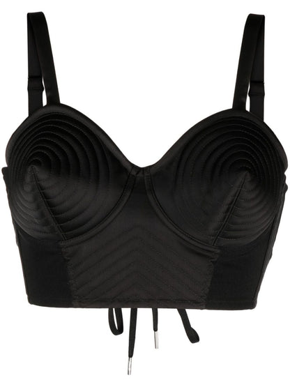 Jean Paul Gaultier Conical corset cropped top