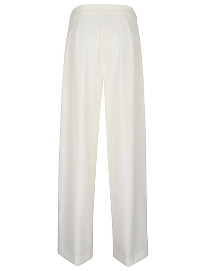 Erika Cavallini Semi-Couture Wool twill Amelia trousers