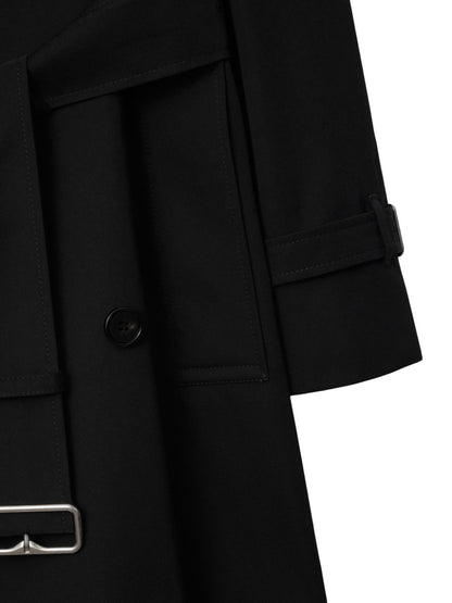 Burberry detachable-collar trench coat