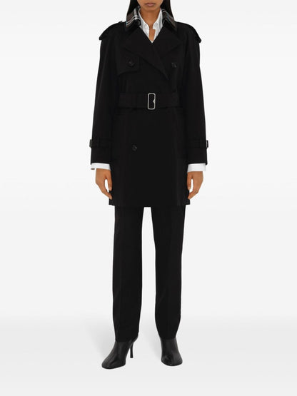 Burberry detachable-collar trench coat