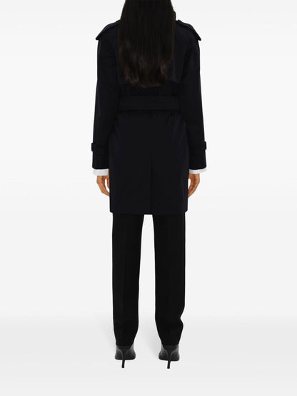 Burberry detachable-collar trench coat