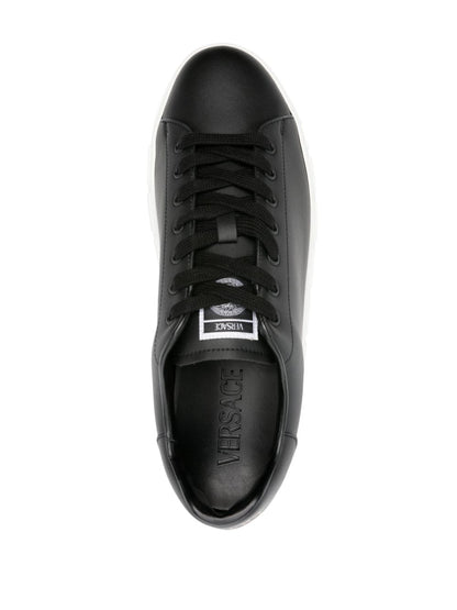 Versace greca faux leather sneakers
