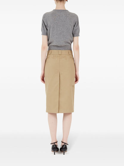 Maison Margiela High-rise midi skirt