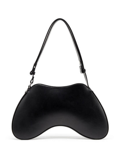 Diesel Play-Semi-gloss leather shoulder bag