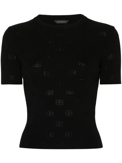 Balenciaga Perforated BB T-shirt
