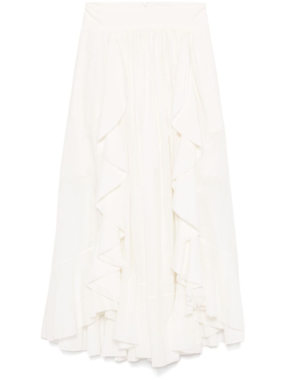 Zimmermann Ruffled maxi skirt