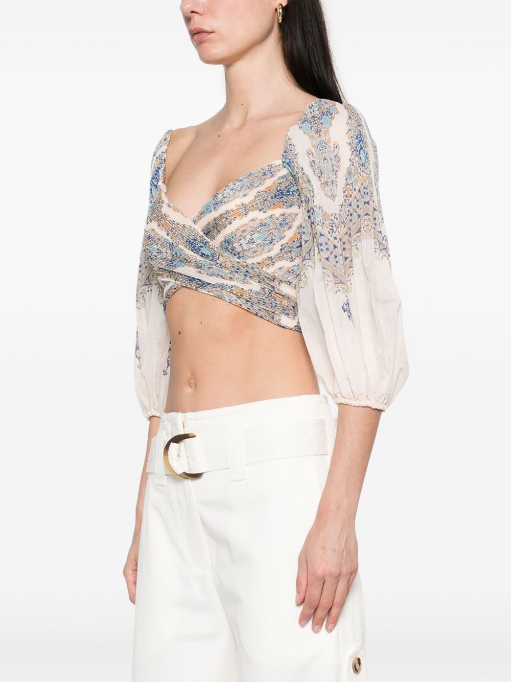 Zimmermann Zimmerman pleated design top