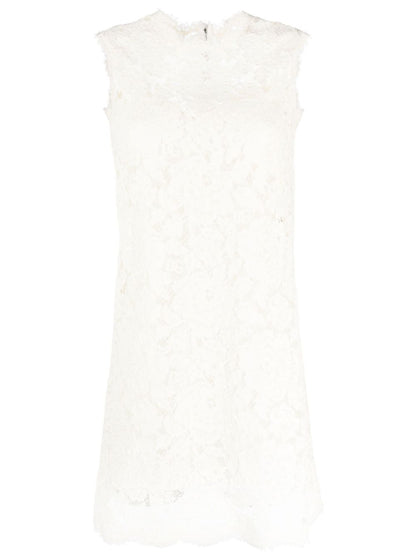 Dolce & Gabbana Sleeveless Lace Mini Dress