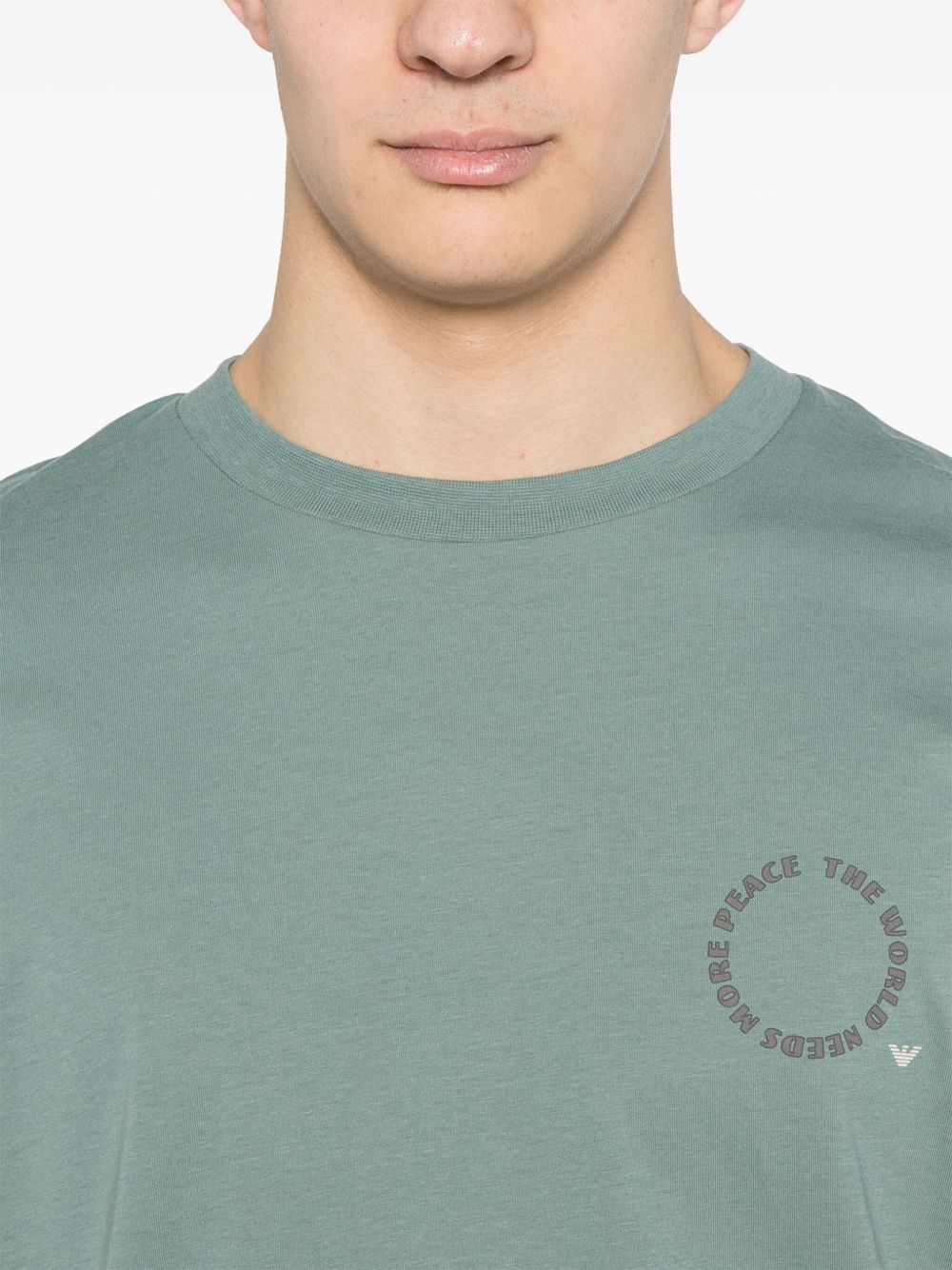 Emporio Armani T-shirts and Polos Green