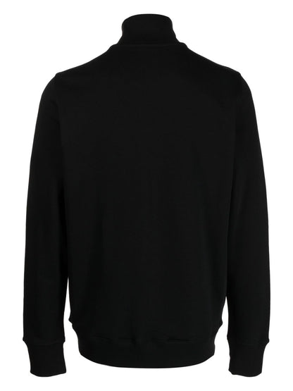 Ps By Paul Smith Zebra logo cotton sweatshirt