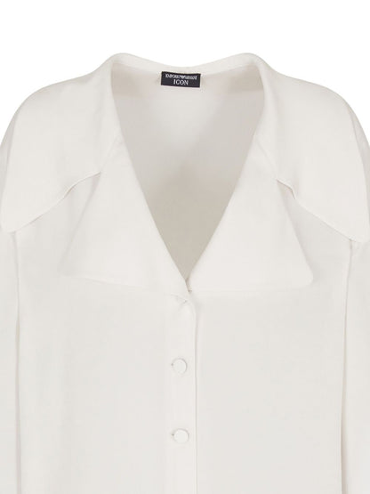 Emporio Armani Icon double silk georgette shirt