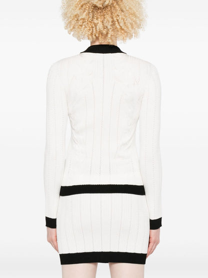 Balmain Two-tone cardigan