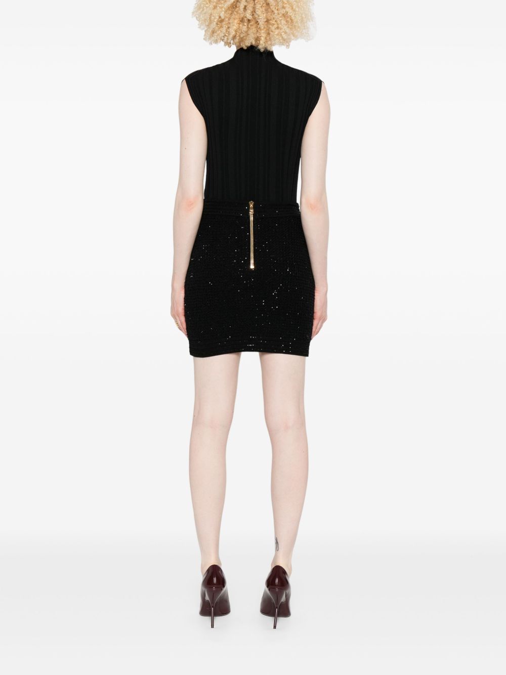 Balmain Tweed Mini Skirt