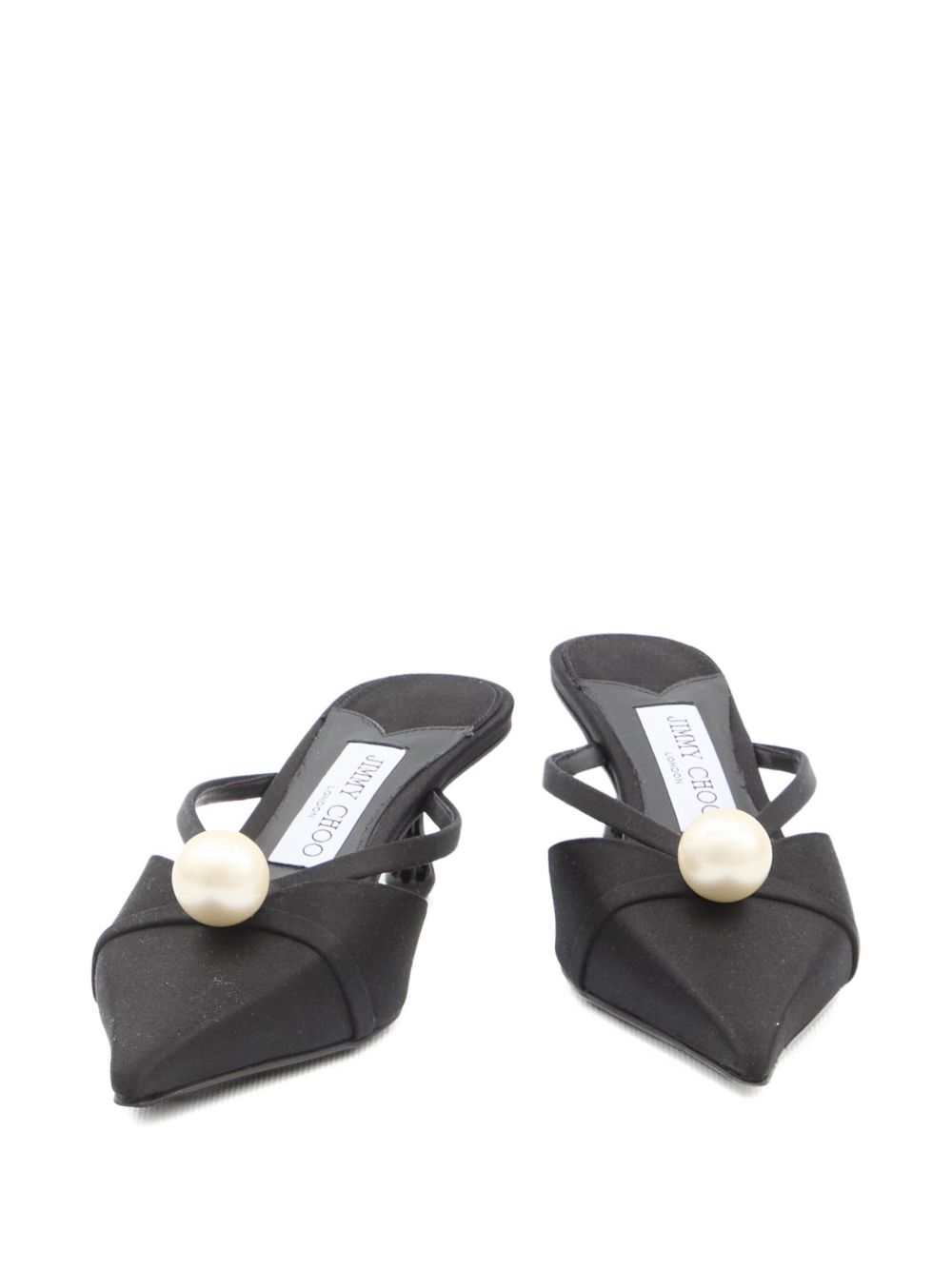 Jimmy Choo 50mm Sana pearl-embellished mules