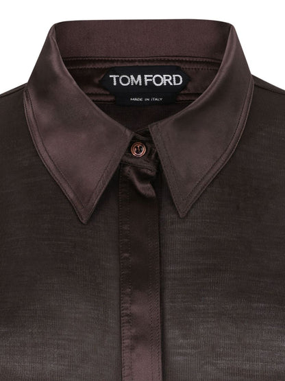 Tom Ford T-shirts and Polos Brown