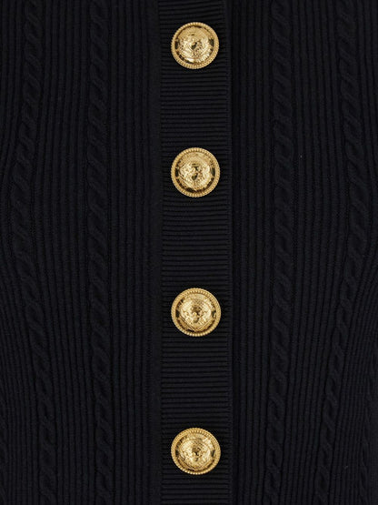 Balmain 4-pocket knitted cardigan