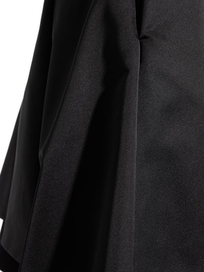 Alexander McQueen Satin A-line skirt