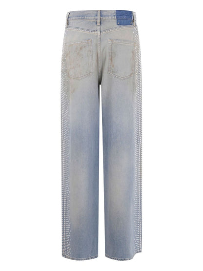 Golden Goose Jeans Clear Blue