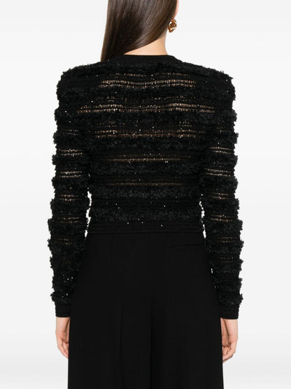 Balmain Sequin-embellished cardigan